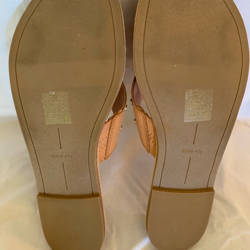 Dolce Vita Nude Studded Stella Slide Size 9.5 - Picture 3 of 7